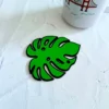 Monstera Silicone Coaster Set