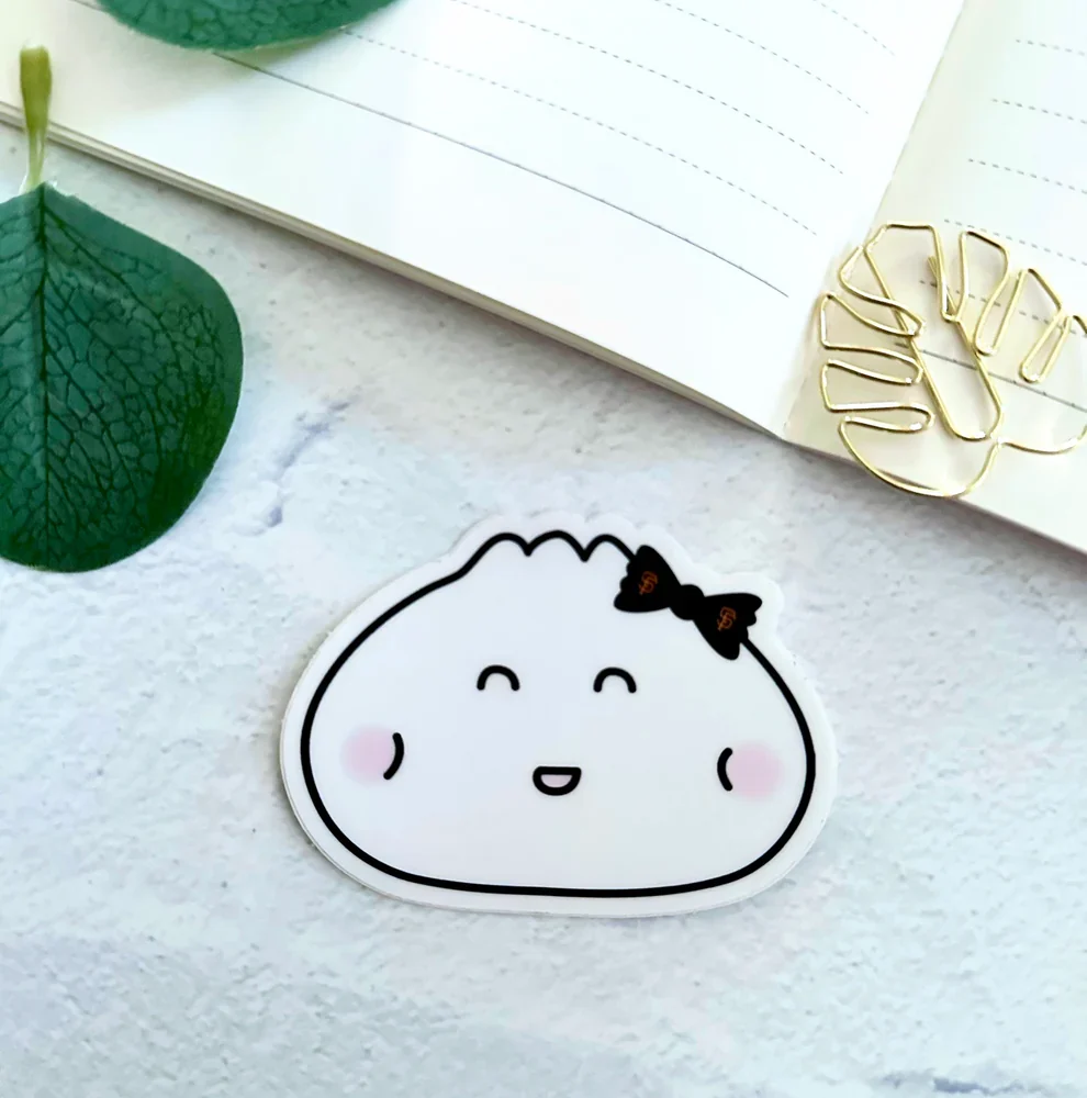 San Francisco Giants Dumpling Die Cut Sticker