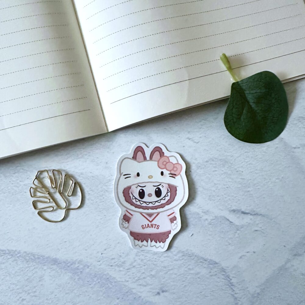 Brown BuBu Kitty Sticker