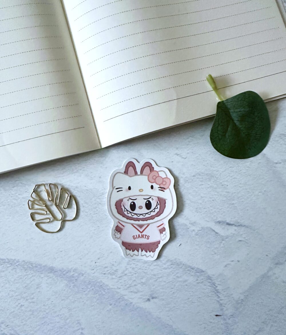 Brown BuBu Kitty Sticker