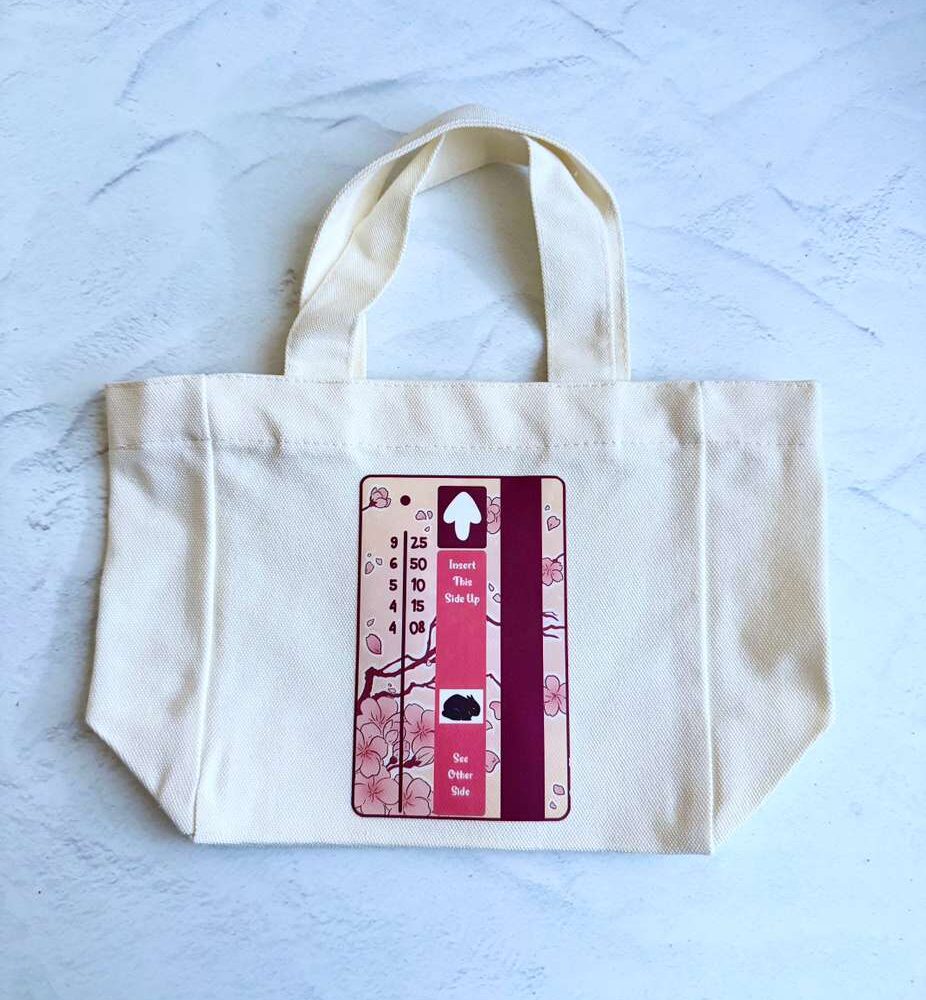 Cherry Blossom BART Canvas Mini Tote