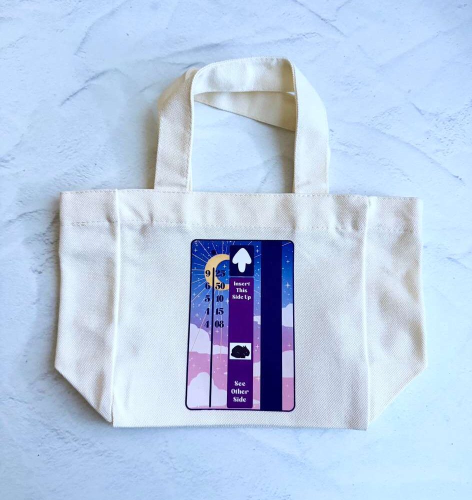 Celestial BART Canvas Mini ToteCelestial BART Canvas Mini Tote