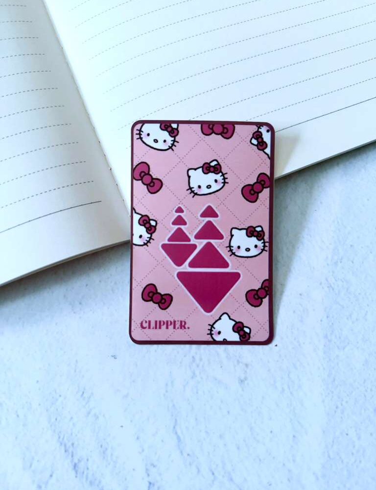 Kitty Clipper Card Sticker