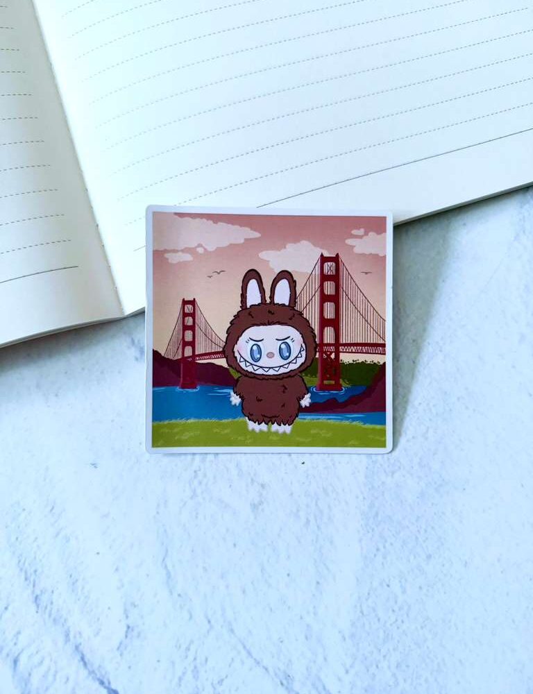 BuBu Golden Gate Bridge Sticker