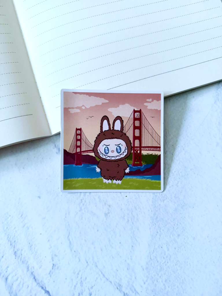 BuBu Golden Gate Bridge Sticker