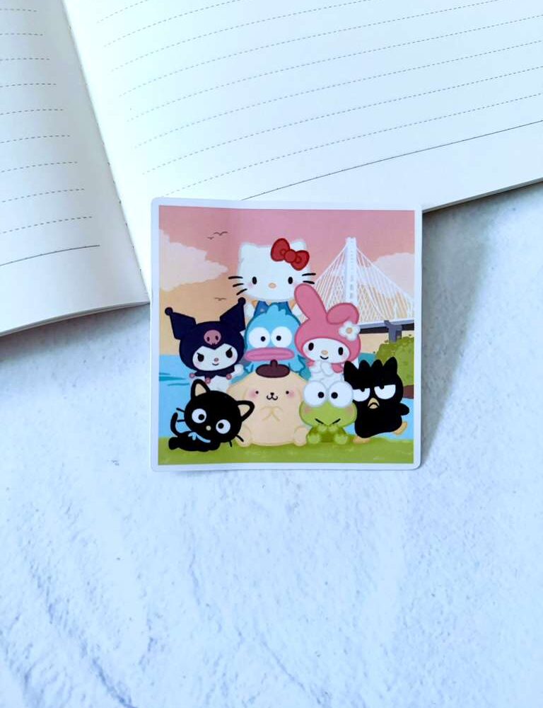 Kawaii Friends Bay Bridge Sticker