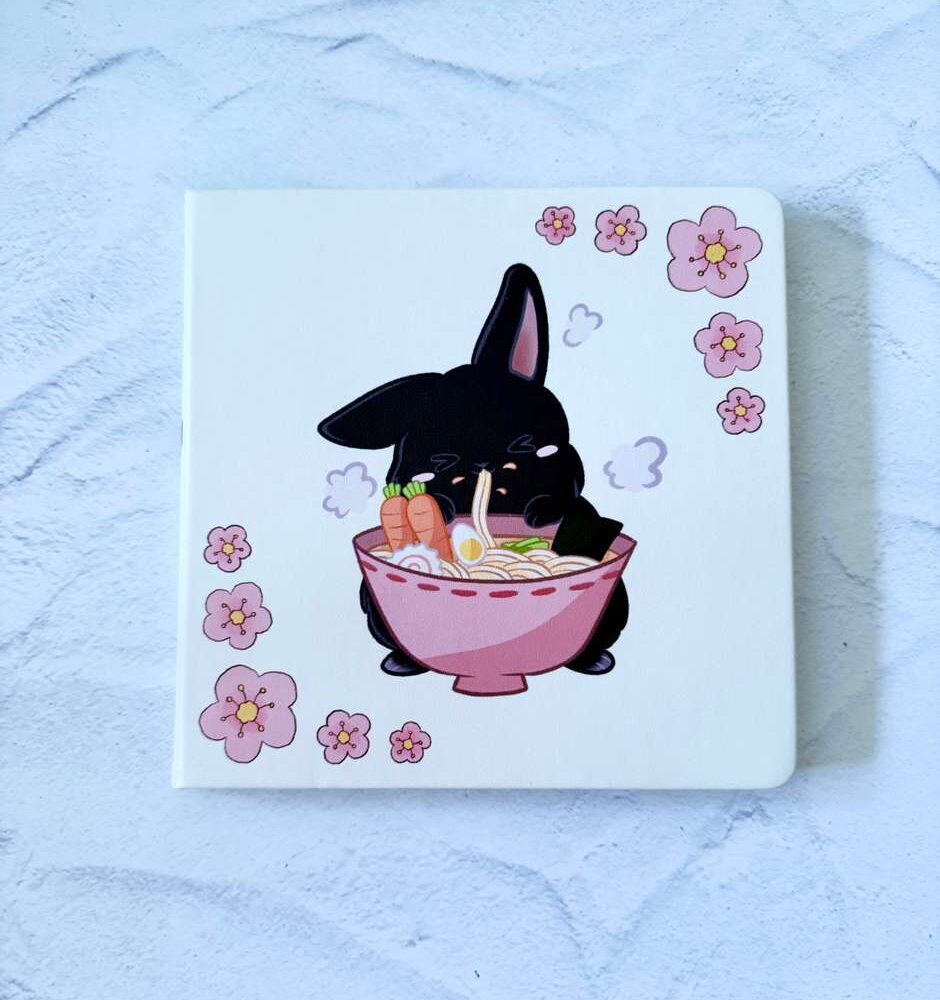 Tin Tin and Her Giant Bowl of Ramen Dotted Journal