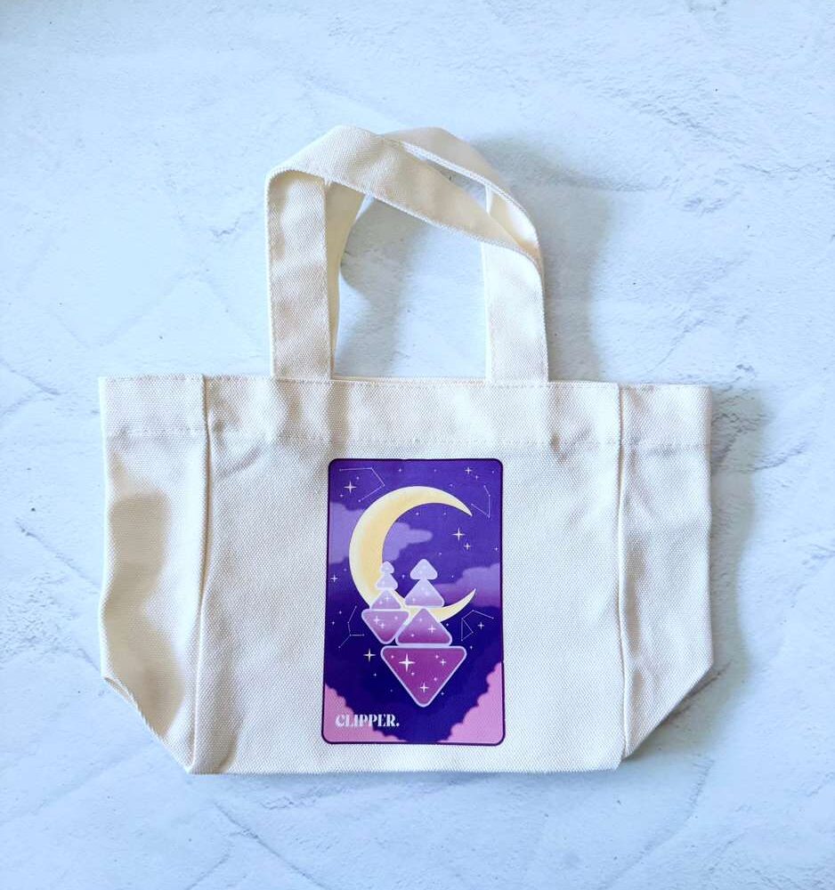Celestial Clipper Card Canvas Mini Tote