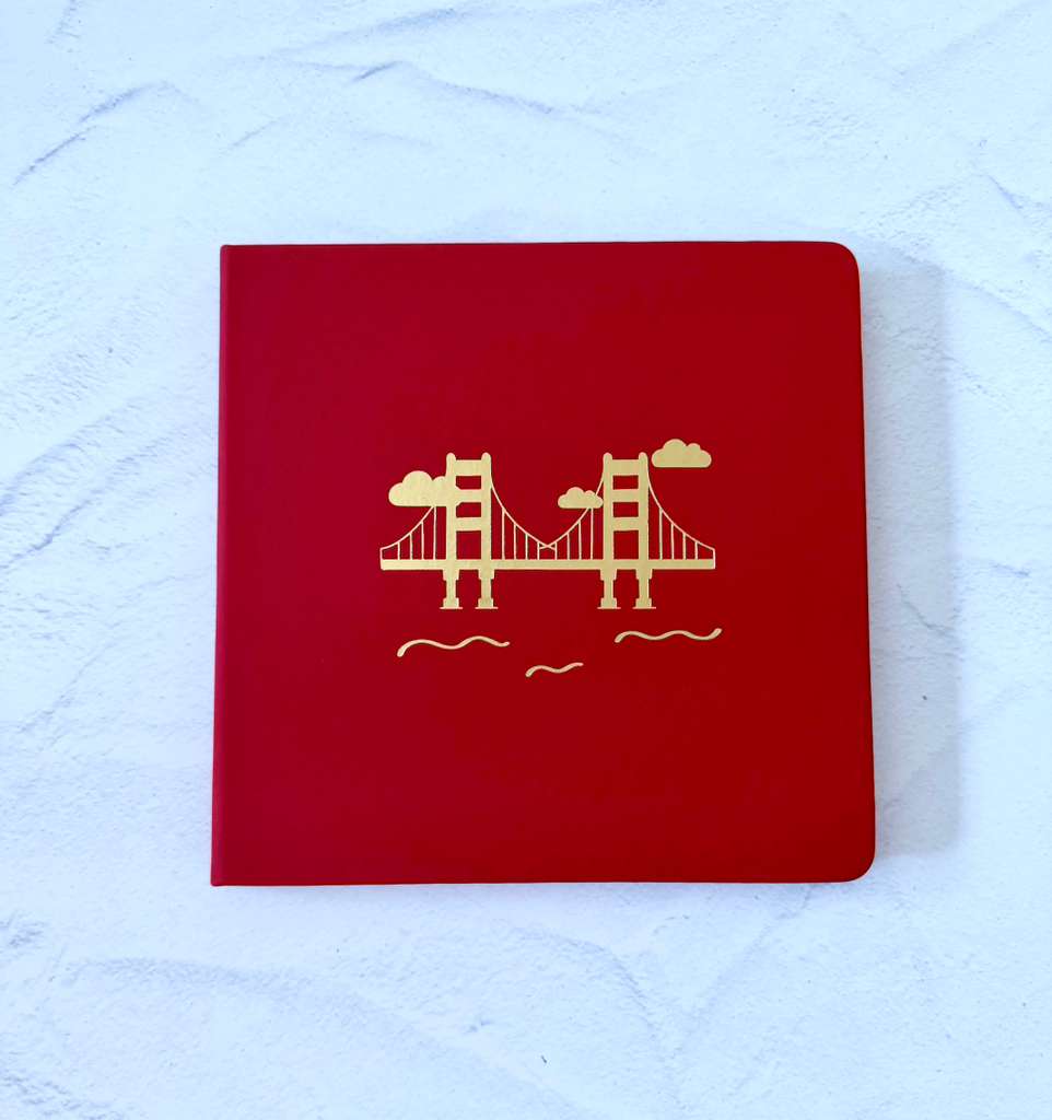 Red and Gold GGB Dotted Journal