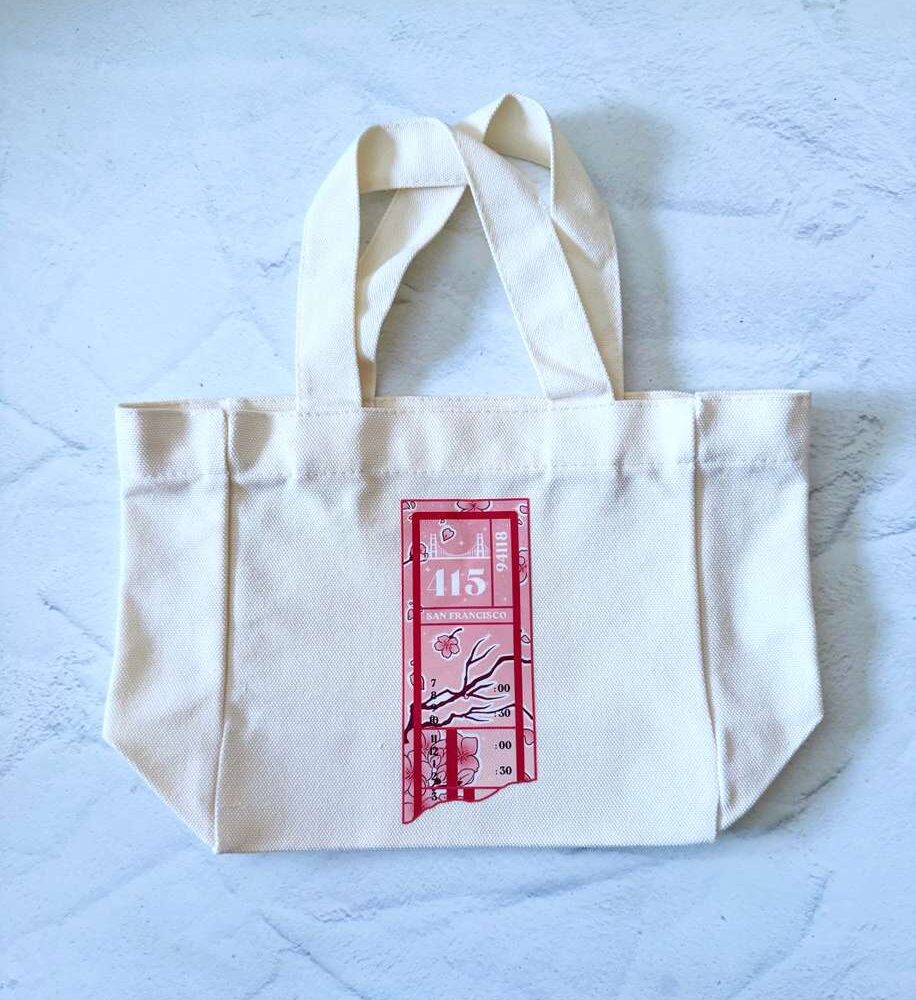 Cherry Blossom Muni Transfer Canvas Mini