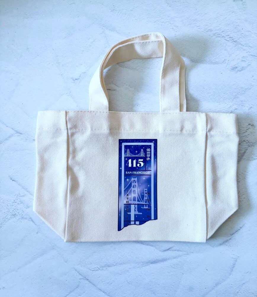 Celestial Muni Transfer Canvas Mini Tote