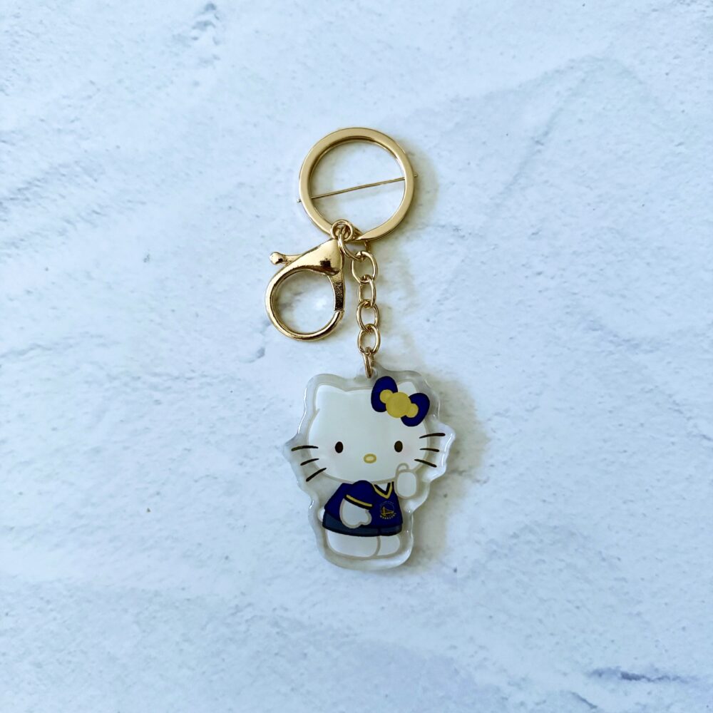 GS Warriors Kitty Epoxy Keychain