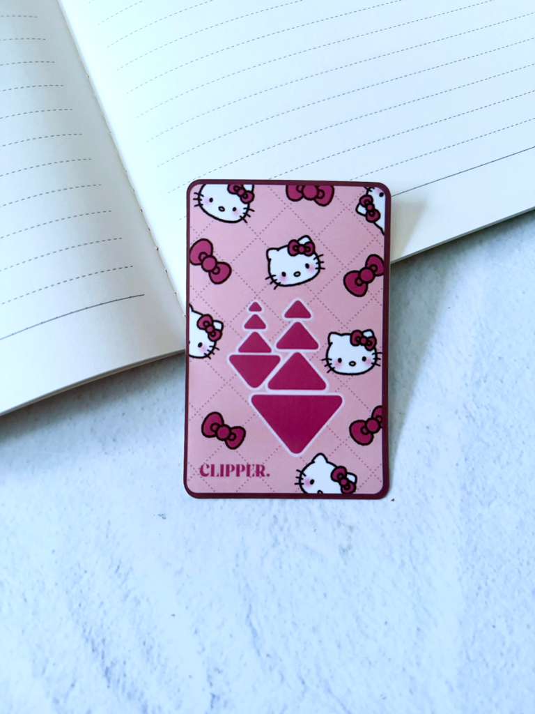 Kitty Clipper Card Sticker
