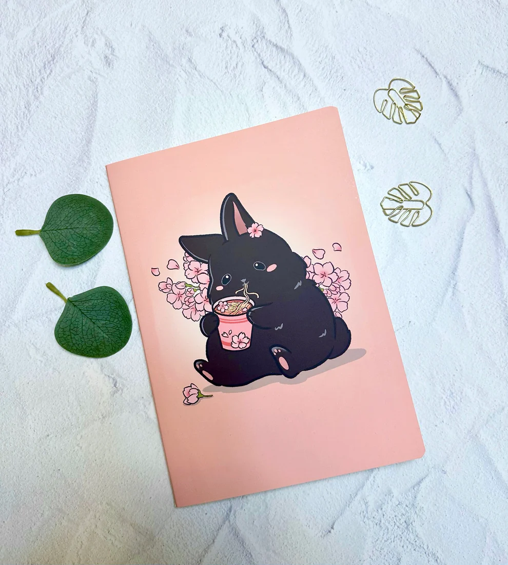 Tin Tin Sakura & Cup Noodles B5 Journal