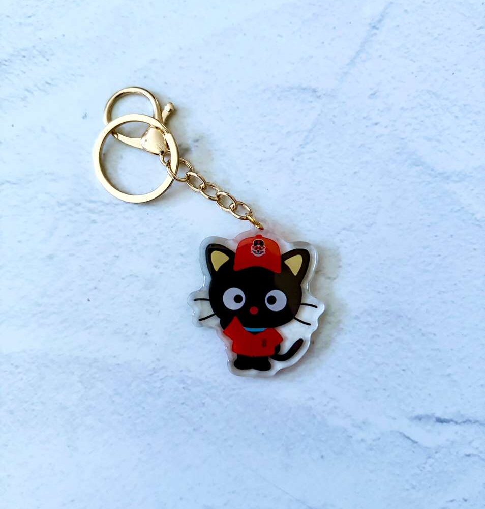 SF Giants Choco Kitty Epoxy Keychain