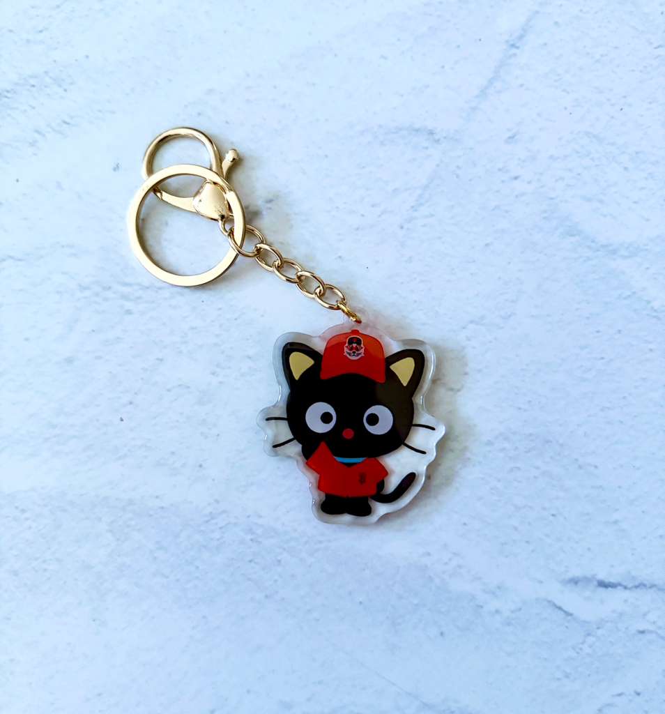 SF Giants Choco Kitty Epoxy Keychain