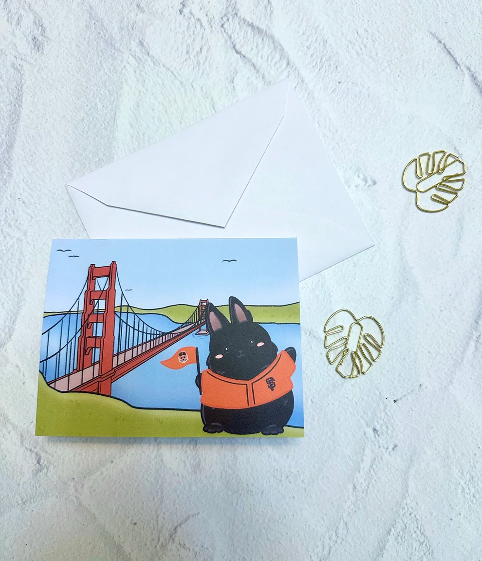 Tin Tin San Francisco Greeting Card