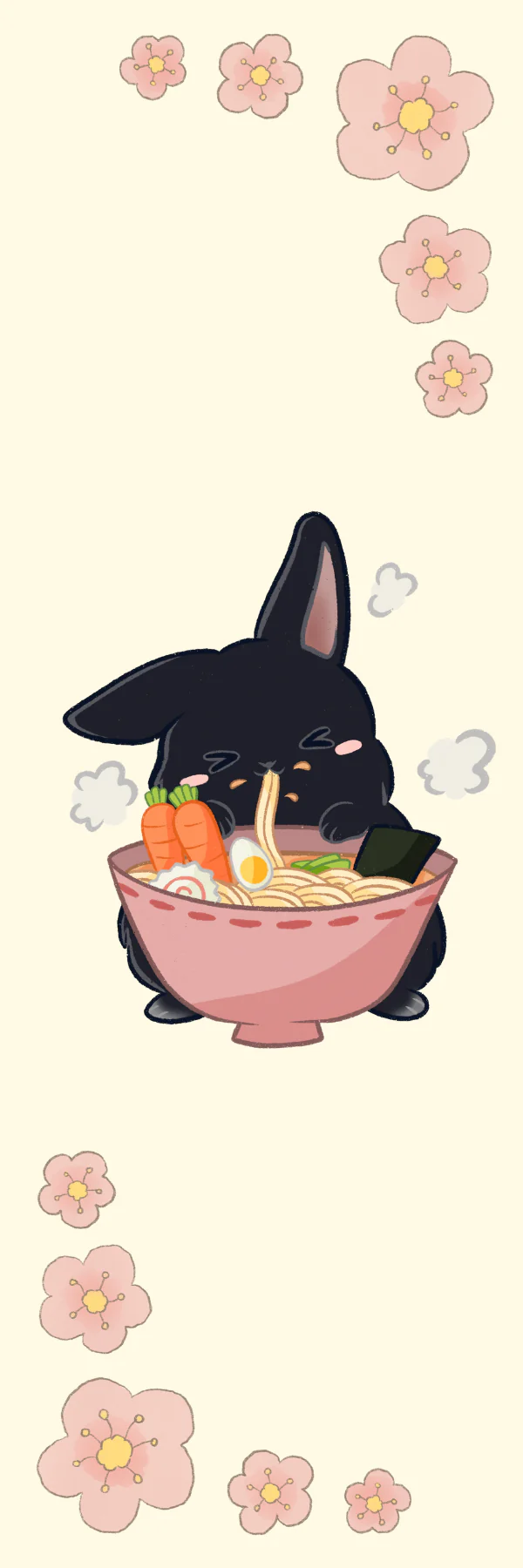 Tin Tin and Her Giant Bowl of Ramen Paper Bookmark - Image 2